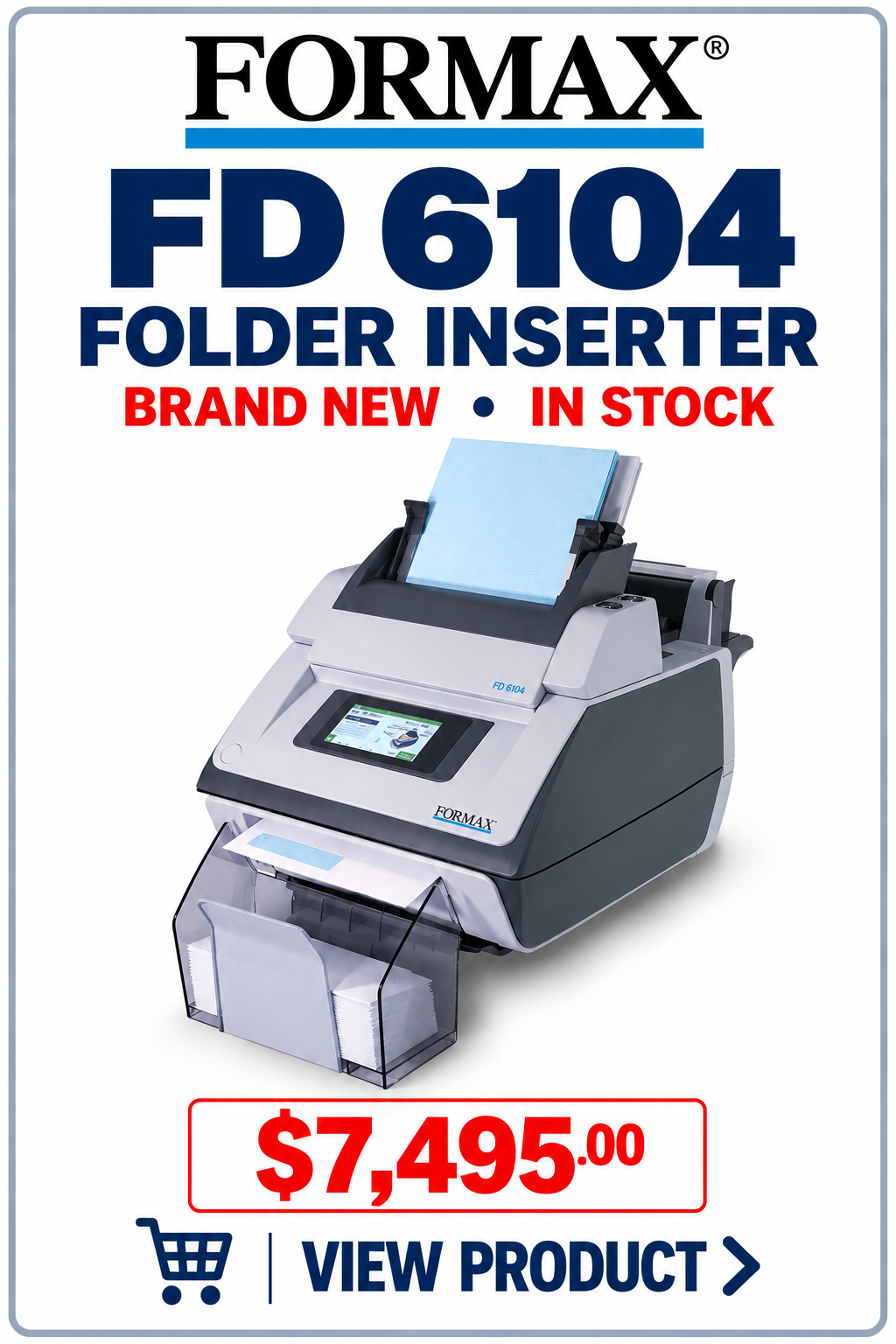 Formax FD 6104 Folder Inserter